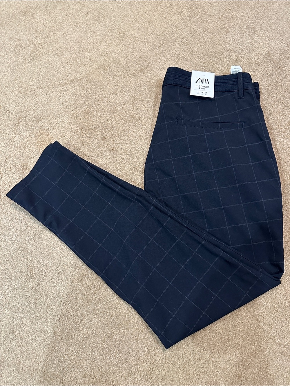 Zara Men’s The Driver Pant, Comfort Slim, Size Medium - Picture 1 of 4